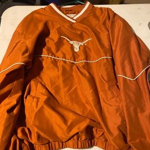 Mens College football Texas long horns windbreaker jacket